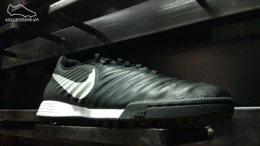Nike Tiempo Legend VII Academy TF- Black/ Pure Platinum/ Light Crimson AH7243-006