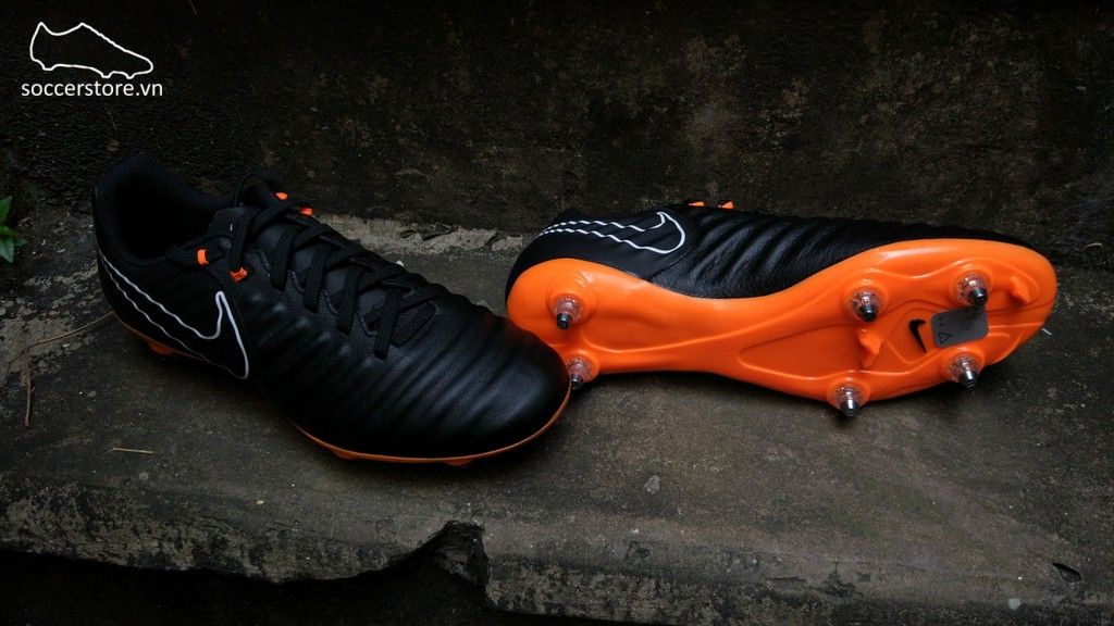 Tiempo Legend VI Academy SG- Black/ Total Orange/ White AH7250-080