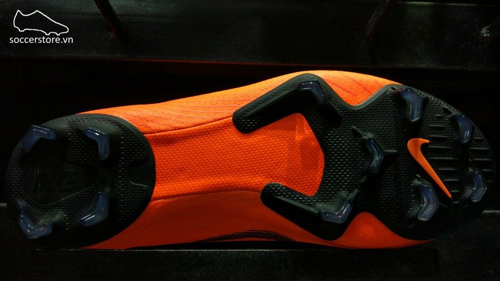 Nike Mercurial Superfly VI Elite Kids FG- Total Orange/ Black/ Volt AH7340 810