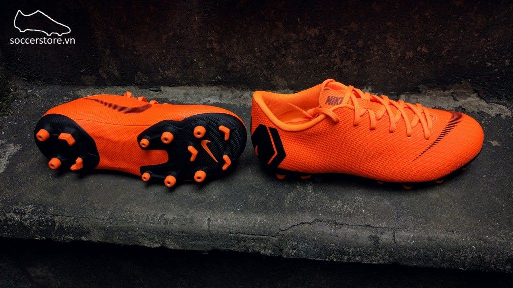 Nike Mercurial Vapor XI Academy Kids FG- Total Orange/ Black/ Volt AH7349-810