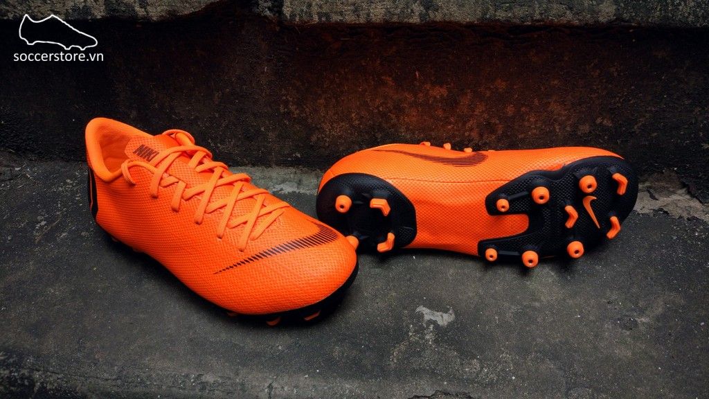 Nike Mercurial Vapor XI Academy Kids FG- Total Orange/ Black/ Volt AH7349-810