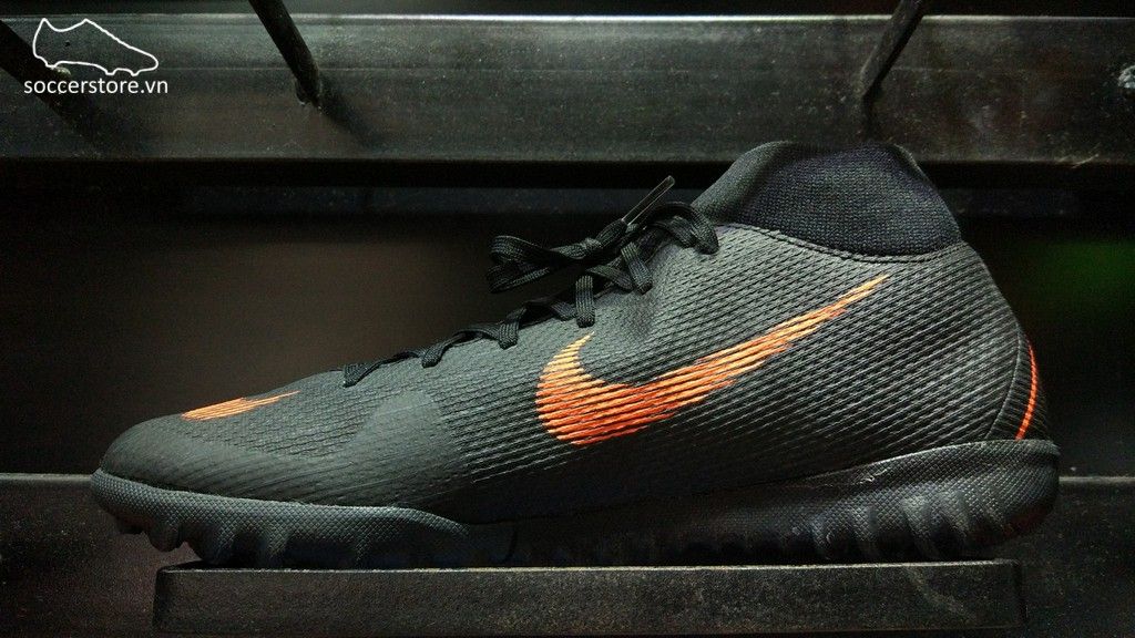 Nike Mercurial SuperflyX VI Academy- Black/ Total Orange/ White AH7370-081