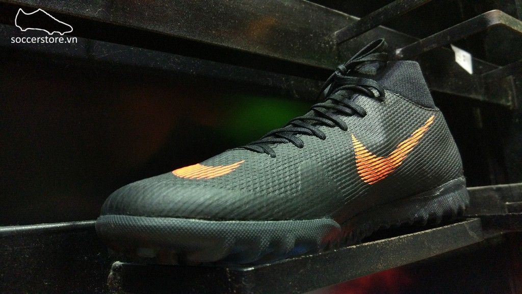 Nike Mercurial SuperflyX VI Academy- Black/ Total Orange/ White AH7370-081