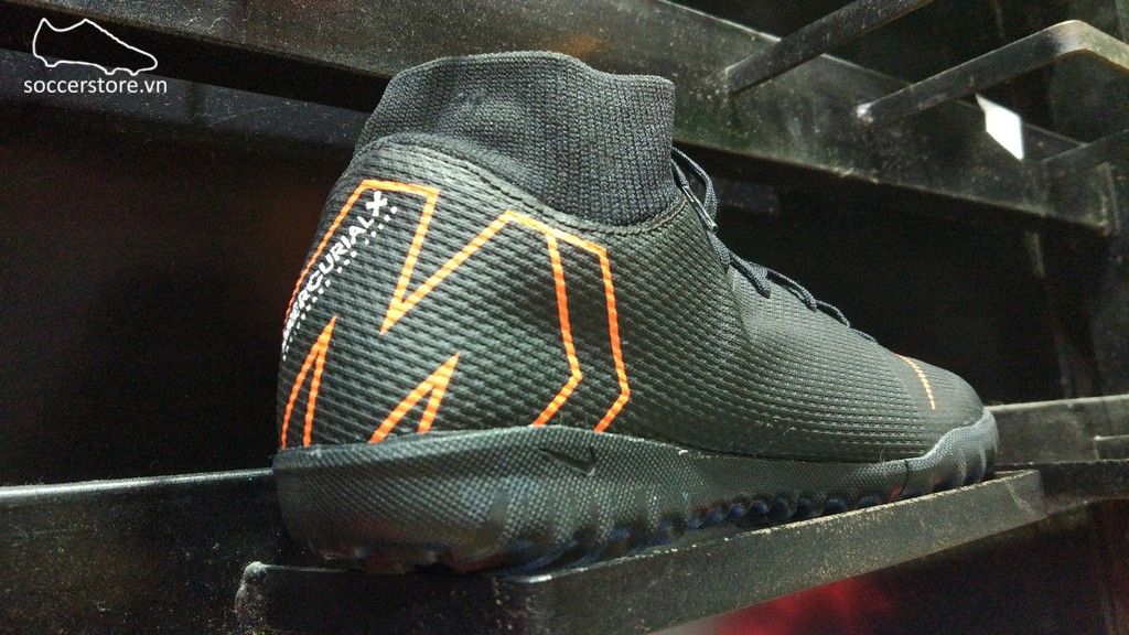 Nike Mercurial SuperflyX VI Academy- Black/ Total Orange/ White AH7370-081