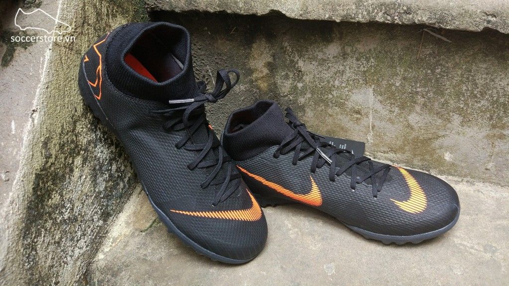 Nike Mercurial SuperflyX VI Academy- Black/ Total Orange/ White AH7370-081