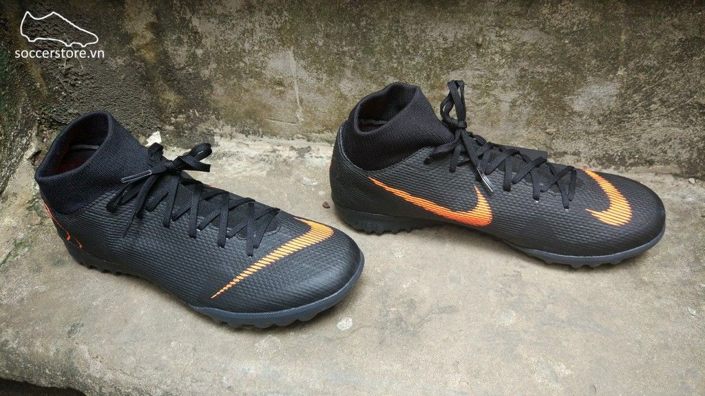 Nike Mercurial SuperflyX VI Academy- Black/ Total Orange/ White AH7370-081