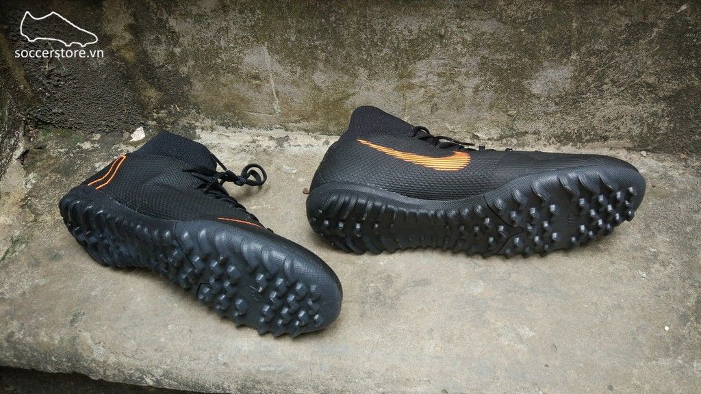 Nike Mercurial SuperflyX VI Academy- Black/ Total Orange/ White AH7370-081