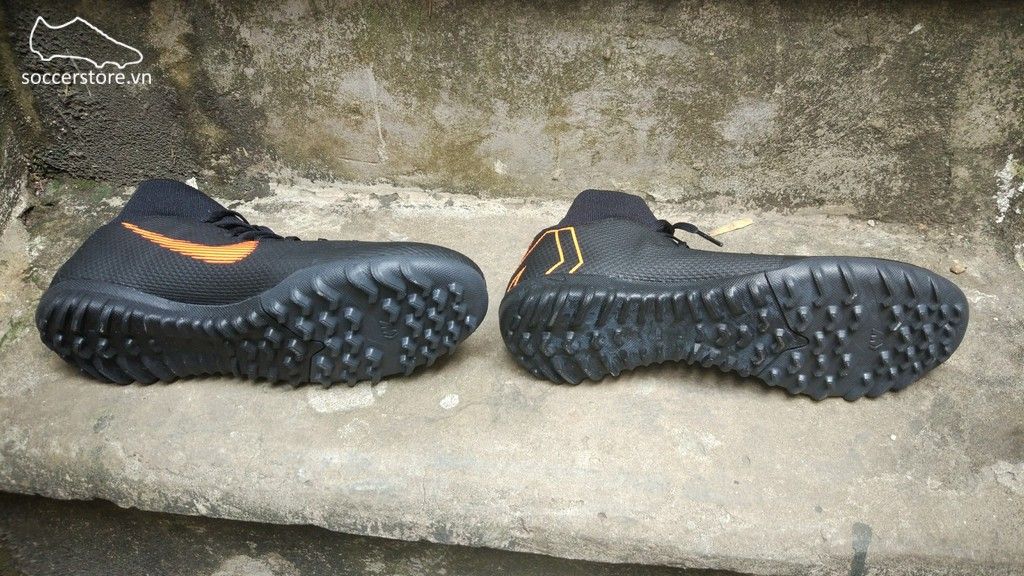 Nike Mercurial SuperflyX VI Academy- Black/ Total Orange/ White AH7370-081