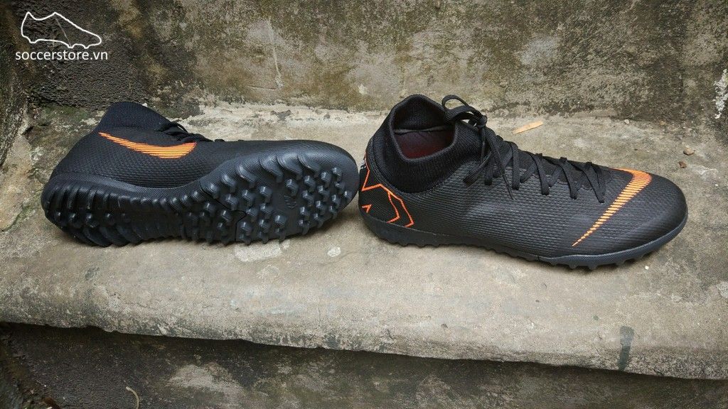 Nike Mercurial SuperflyX VI Academy- Black/ Total Orange/ White AH7370-081