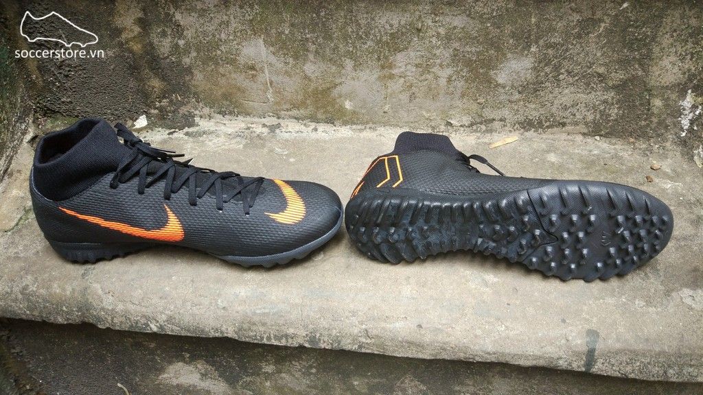 Nike Mercurial SuperflyX VI Academy- Black/ Total Orange/ White AH7370-081