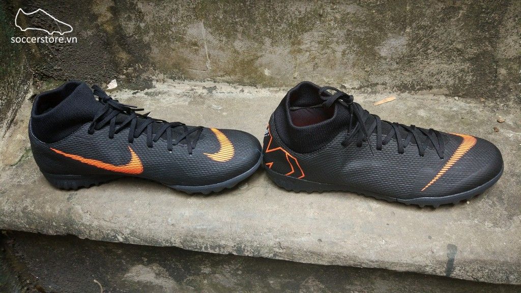Nike Mercurial SuperflyX VI Academy- Black/ Total Orange/ White AH7370-081