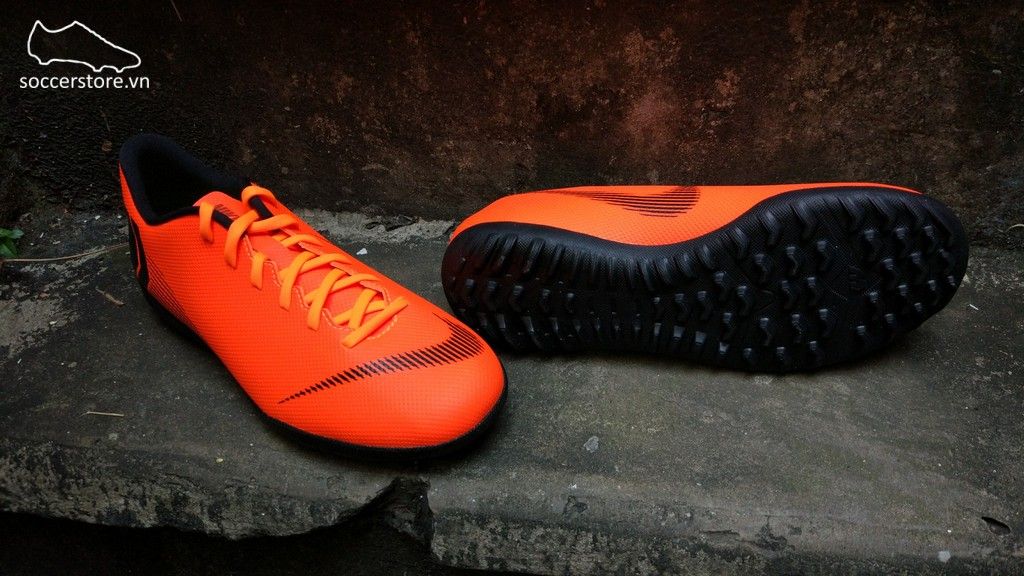 Nike Mercurial Vapor XII Club TF- Total Orange/ Black/ Volt AH7386-810