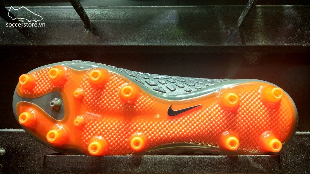 Nike Hypervenom Phantom III Elite DF AG Pro - Dark Grey/Total Orange/White AH7397-081