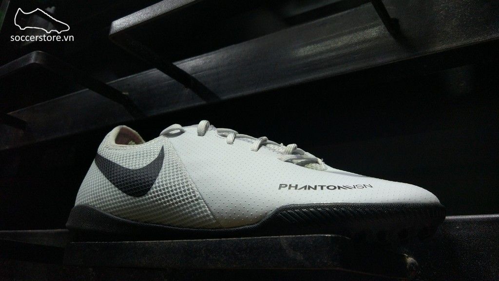 Nike Phantom Vision VSN Academy TF- Pure Platinum/ Black/ Light Crimson/ Dark Grey AO3223-060