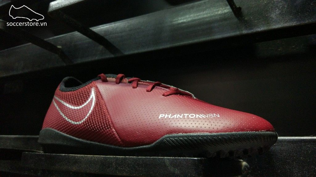 Nike Phantom VSN Academy TF- Team Red/ Metallic Dark Grey/ Metallic Silver AO3223-606