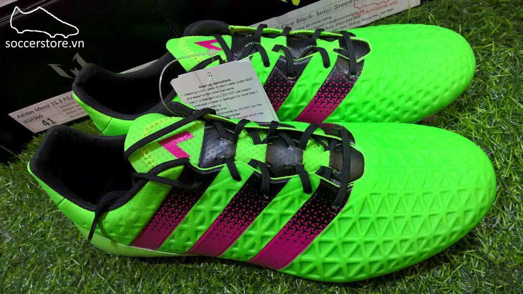 Adidas Ace 16.1 FG/AG Solar Green- Shock Pink- Core Black AF5083