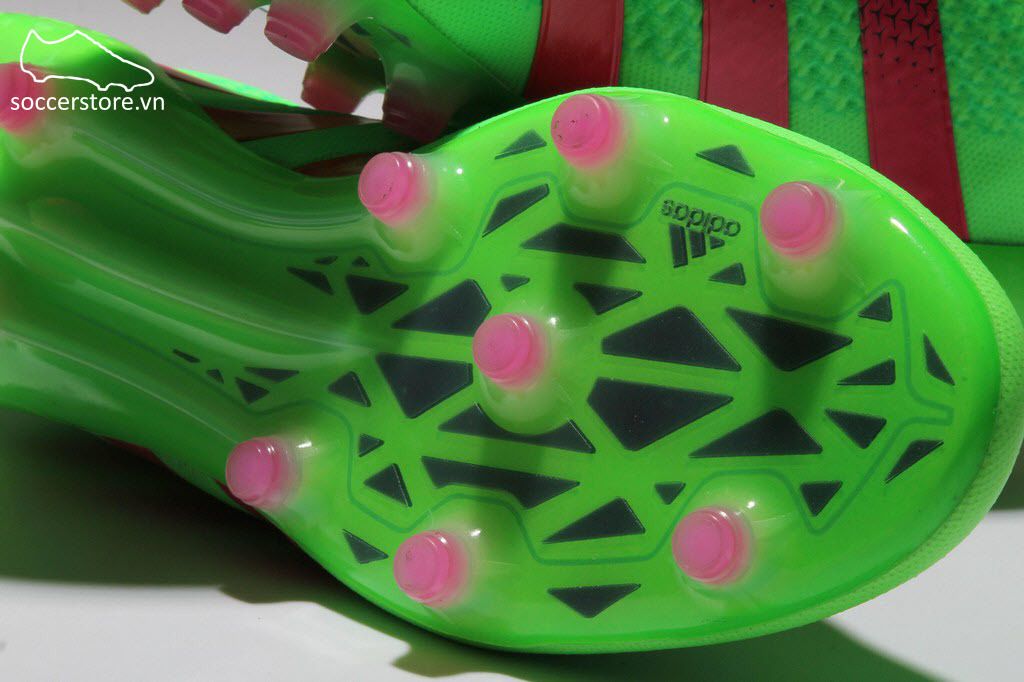 Adidas Ace 16.1 Primeknit FG/AG Solar Green- Shock Pink- Core Black AQ5151
