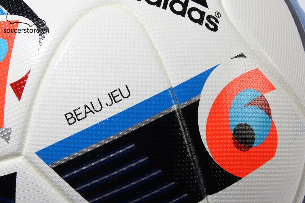 Bóng Adidas Euro 16 Official Match White/Bright Blue/ Night Indigo AC5415