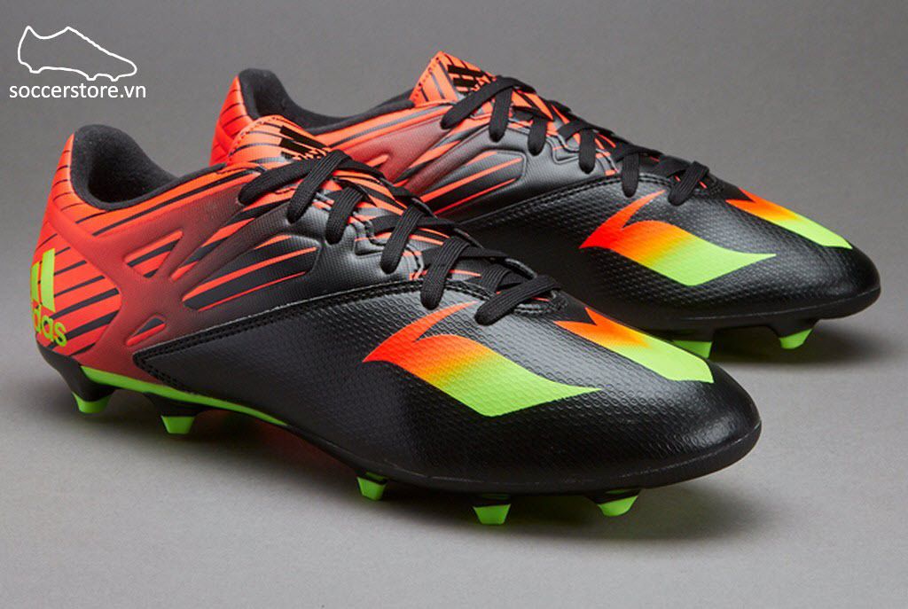 Messi 15.3 FG/AG Core Black- Solar Green- Solar Red AF4852