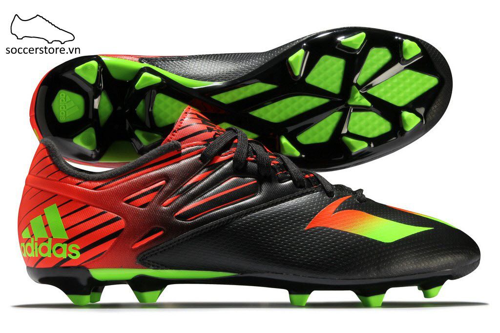 Messi 15.3 FG/AG Core Black- Solar Green- Solar Red AF4852