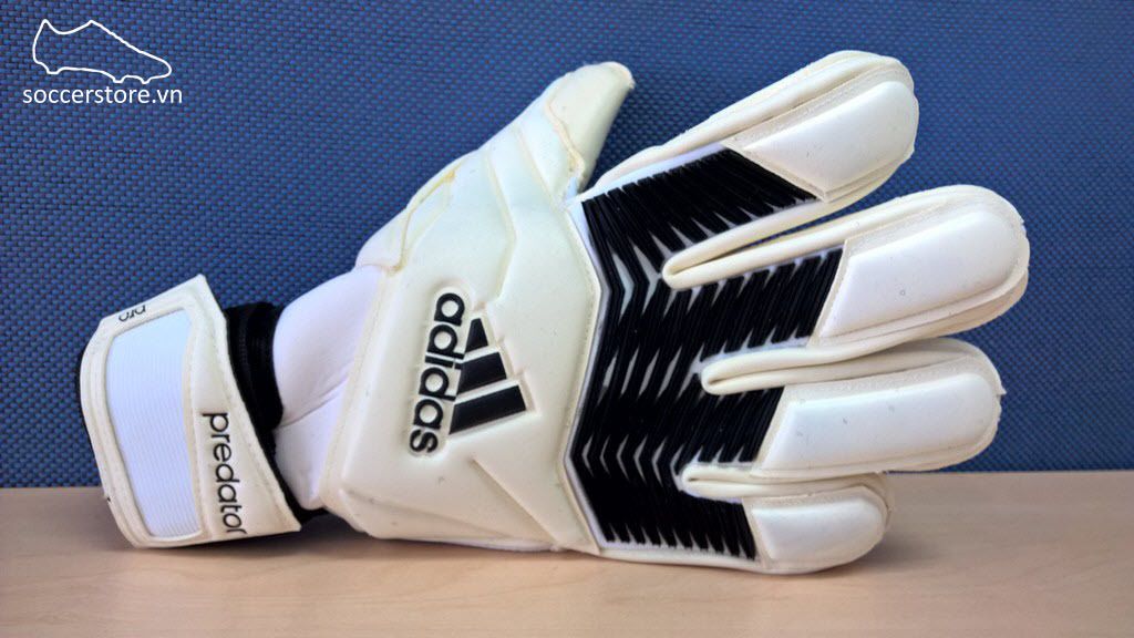 Adidas Predator Zones Pro Classic (positive cut) White-Black GK Gloves S88075 Adidas Predator Zones Pro Classic (positive cut) White-Black GK Gloves S88075