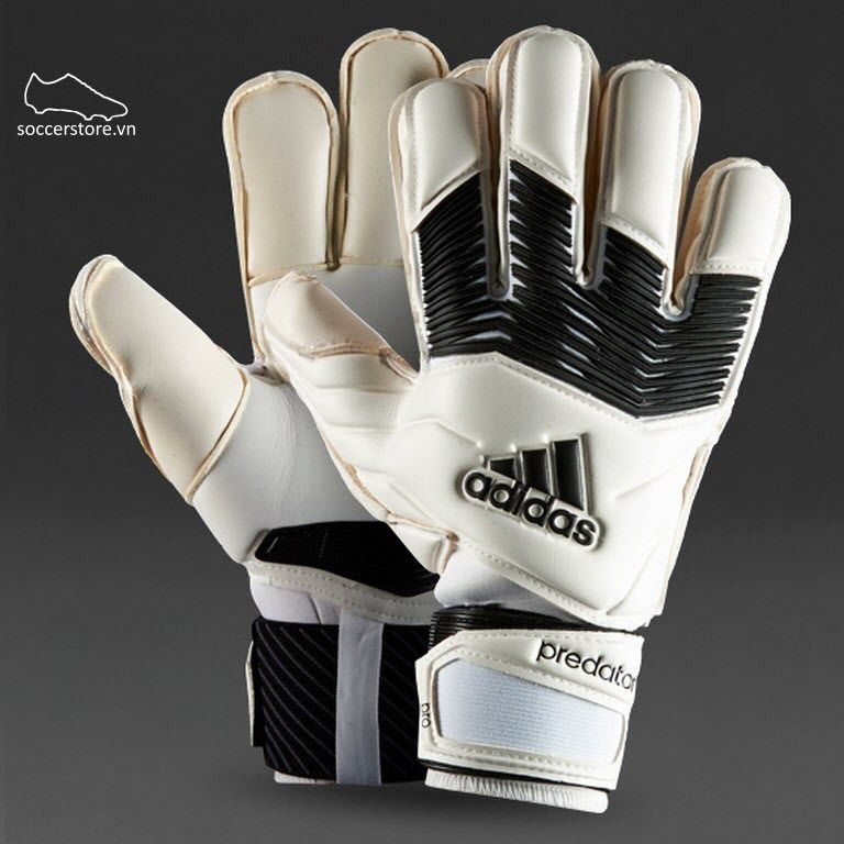 Adidas Predator Zones Pro Classic (positive cut) White-Black GK Gloves S88075 Adidas Predator Zones Pro Classic (positive cut) White-Black GK Gloves S88075