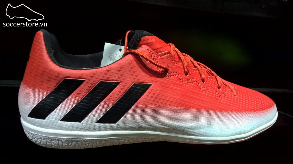 Adidas Messi 16.3 IC (IN)- Red/ Core Black/ White BA9017