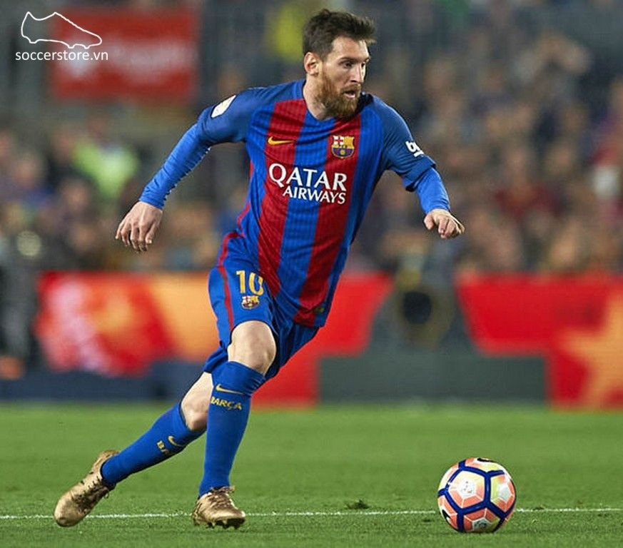 Siêu sao Messi sử dụng Adidas Messi 16.1 FG/AG- Copper Metallic/ Core Black/ Solar Green BA9109