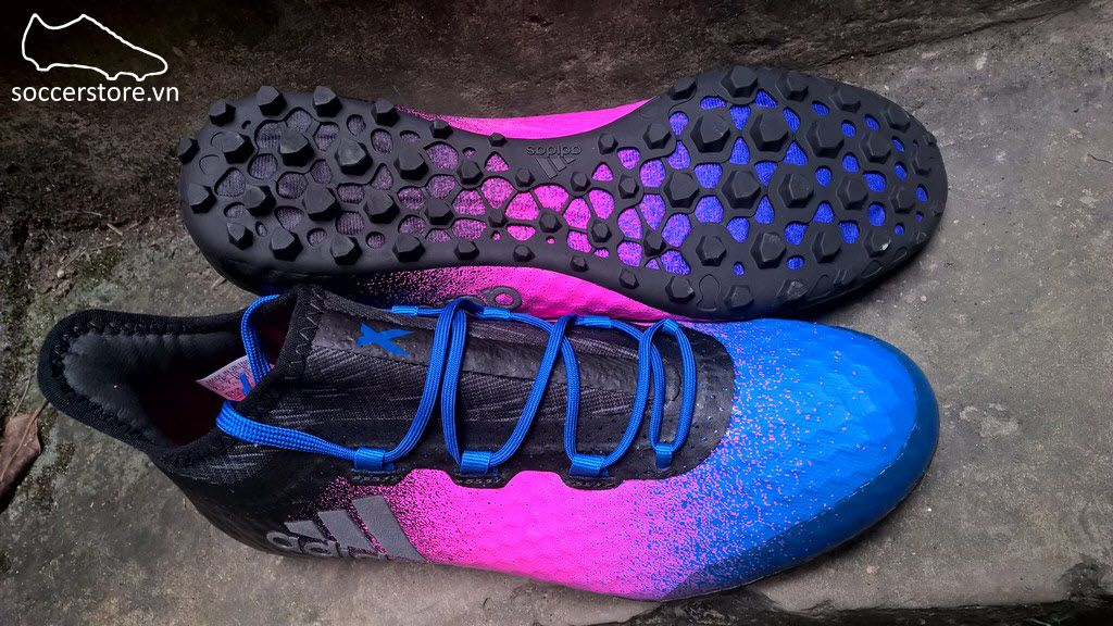 Adidas X Tango 16.1 TF- Shock Pink/Core Black/Blue