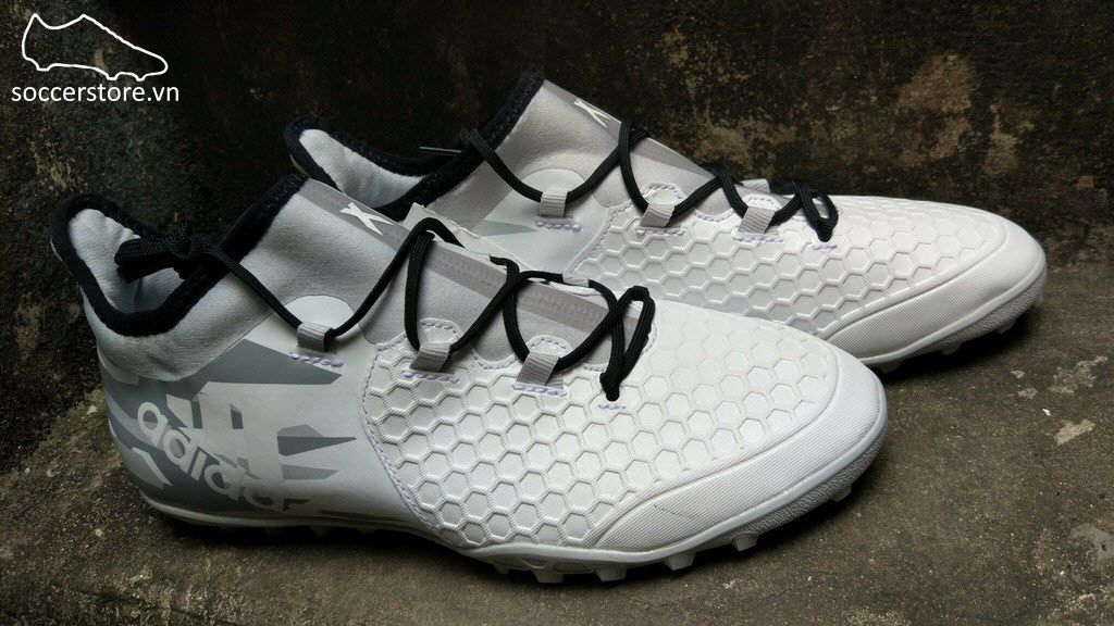 Adidas X Tango 16.2 TF- White/ Mid Grey