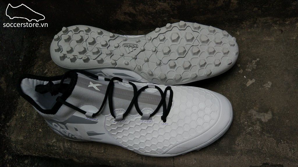 Adidas X Tango 16.2 TF- White/ Mid Grey