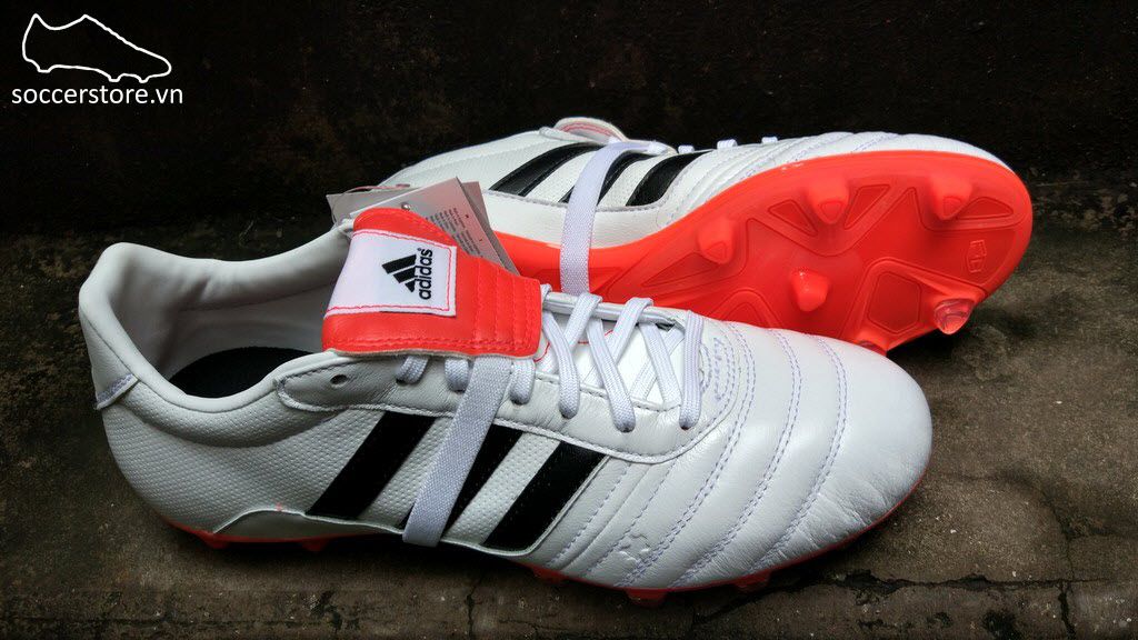 Adidas Gloro 15.1 FG- White/ Core Black/ Solar Red BA9880