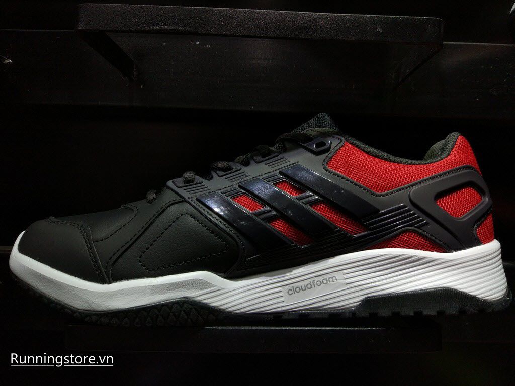 Adidas Duramo 8 Trainer- Core Black/ Footwear White/ Scarlet BB1746