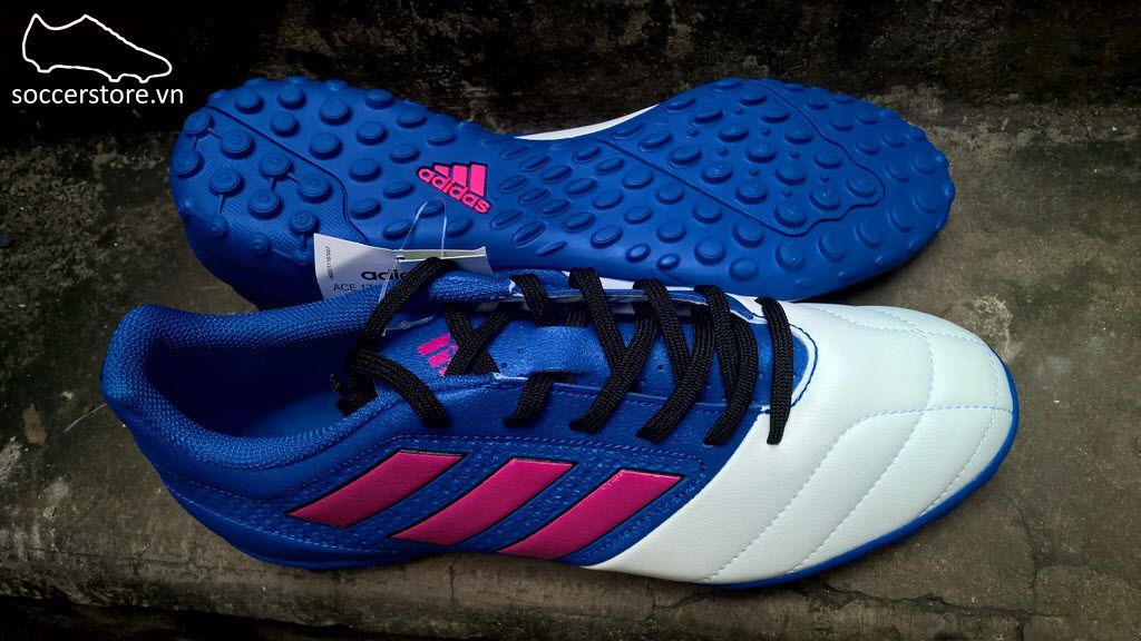 Adidas Ace 17.4 TF- White/ Blue BB1772