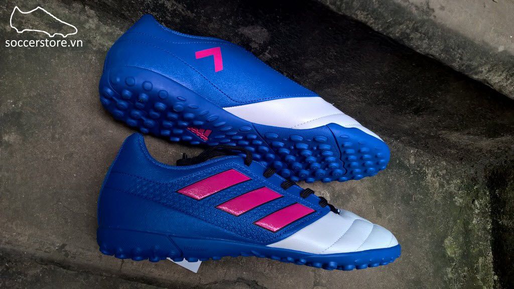 Adidas Ace 17.4 TF- White/ Blue BB1772