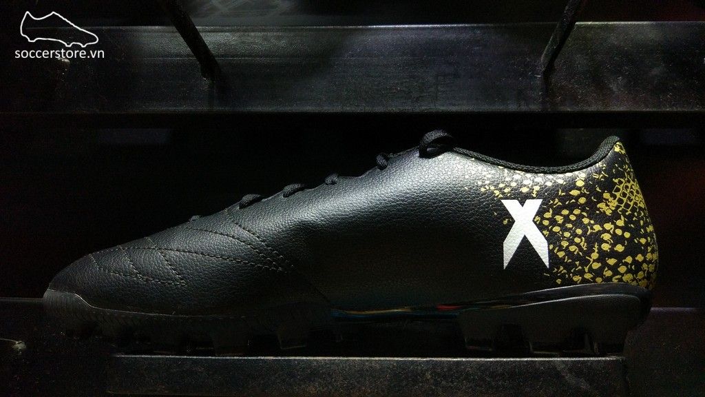 Adidas X 16.4 AG - Core Black/ Metalic Gold/ White/ White BB3826