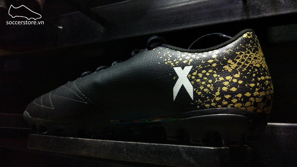 Adidas X 16.4 AG - Core Black/ Metalic Gold/ White/ White BB3826