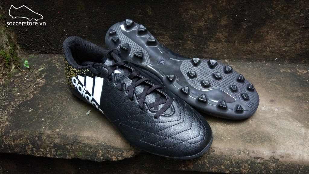 Adidas X 16.4 AG - Core Black/ Metalic Gold/ White/ White BB3826