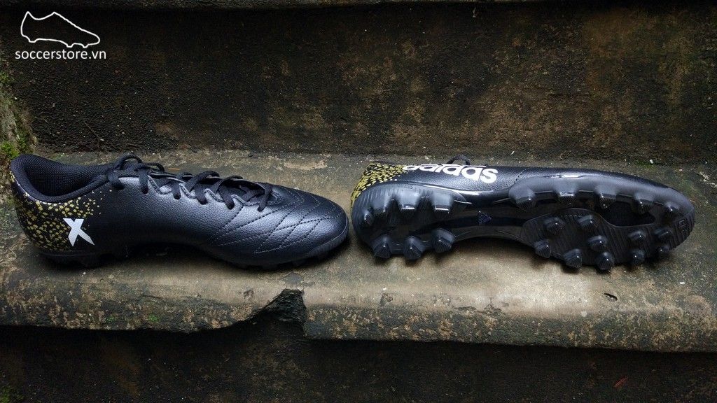 Adidas X 16.4 AG - Core Black/ Metalic Gold/ White/ White BB3826