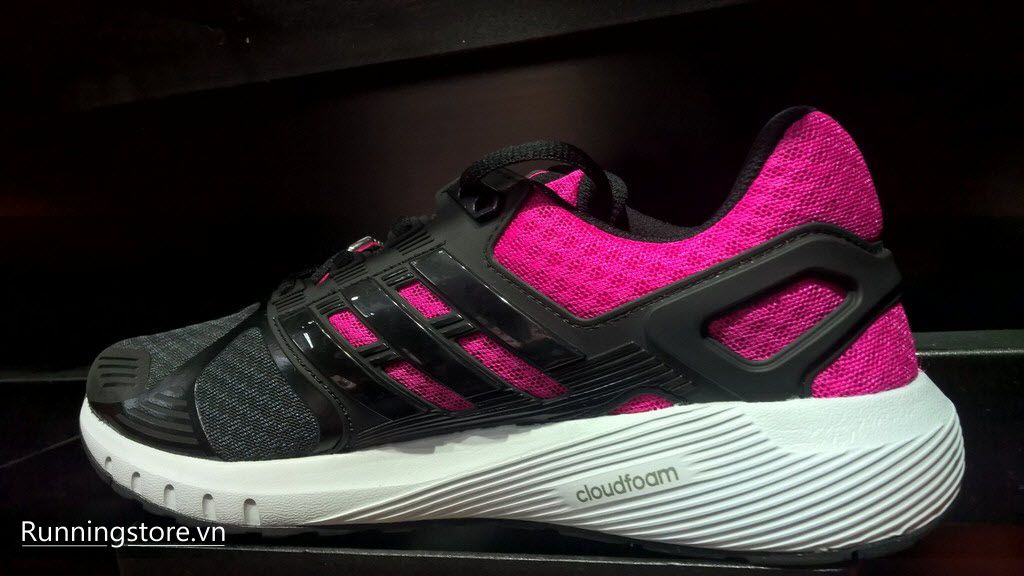 Adidas Duramo 8 Womens- Utility Black /Core Black/Shock Pink BB4668