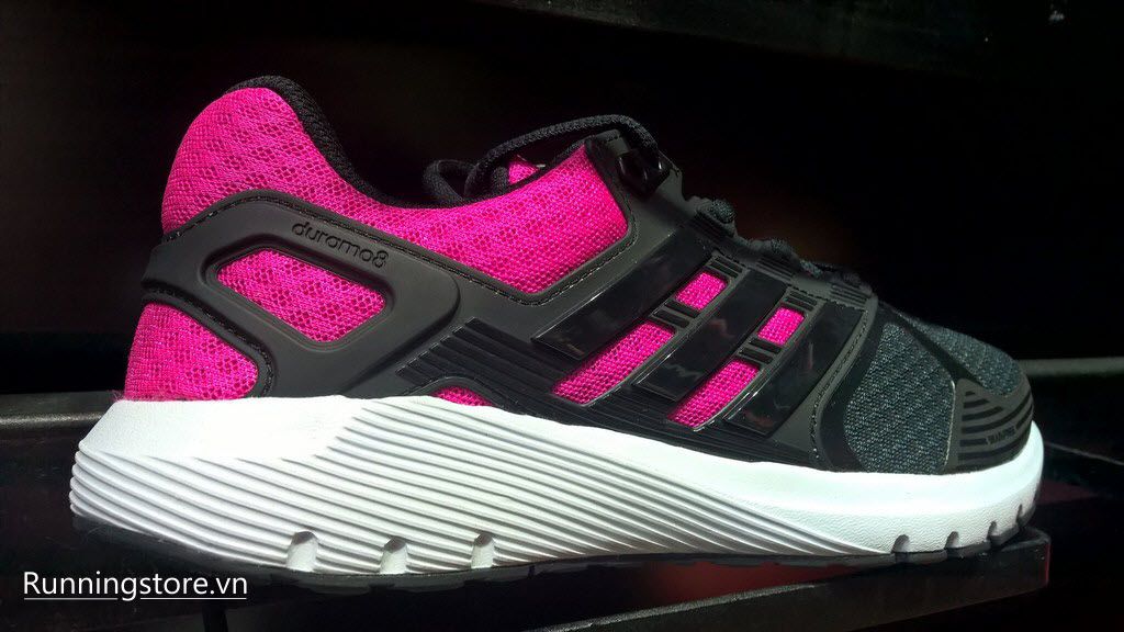 Adidas Duramo 8 Womens- Utility Black /Core Black/Shock Pink BB4668