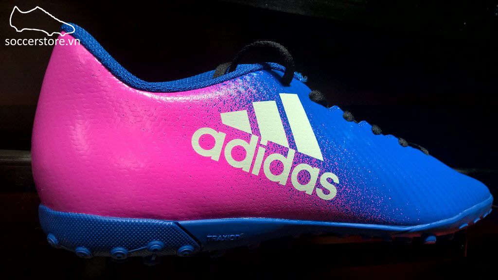 Adidas X 16.4 TF- Blue/ White/ Shock Pink BB5684
