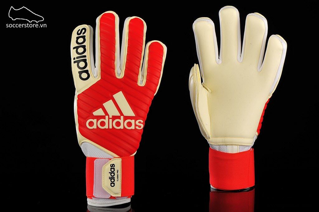 Adidas Classic Pro- Real Coral/ White GK Gloves CF0103