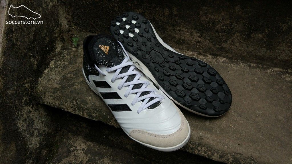 Adidas Copa Tango 18.1 TF- White/ Core Black/ Tactile Gold Metallic CM7665
