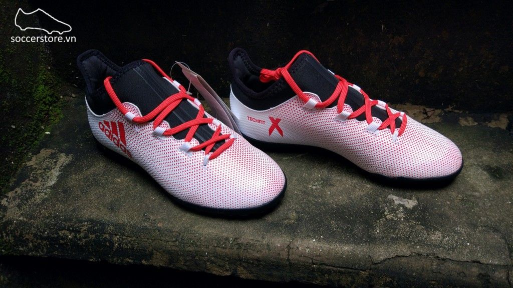 Adidas X Tango 17.3 Kids TF - White/ Real Coral/ Core Black CP9025