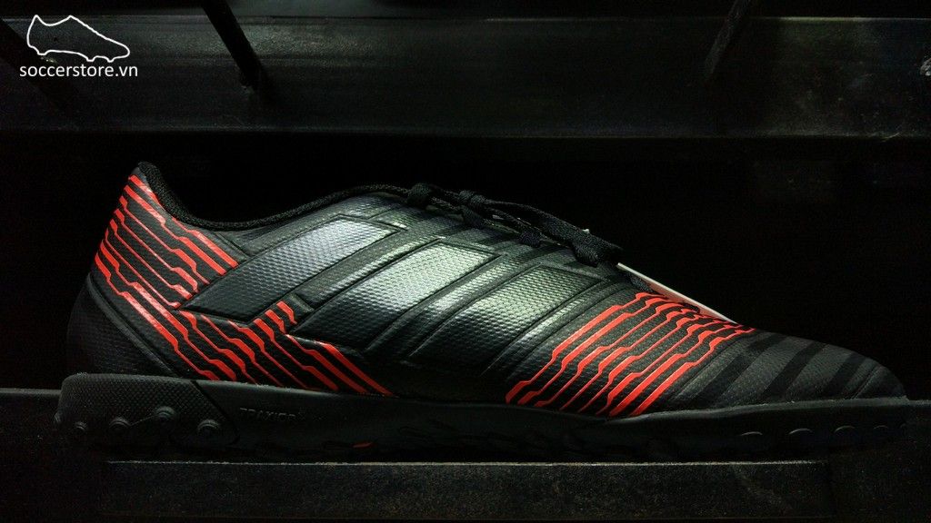 Adidas Nemeziz Tango 17.4 TF- Core Black/ Solar Red CP9059