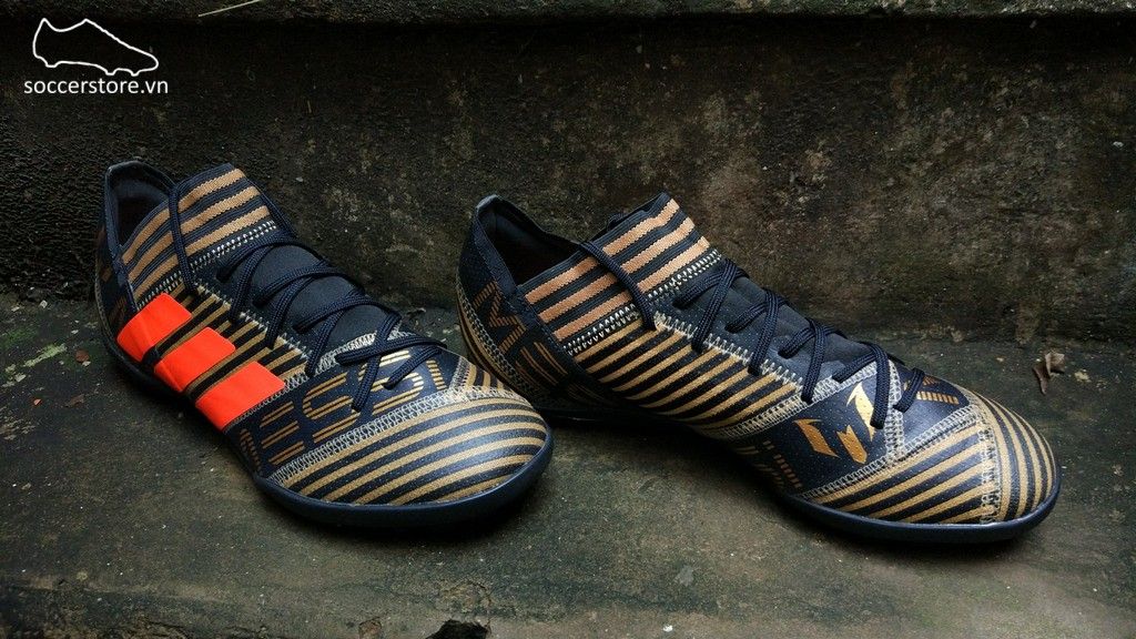 Adidas Nemeziz Messi Tango 17.3 Kids TF- Core Black/ Solar Red/ Tactile Gold Metallic CP9199