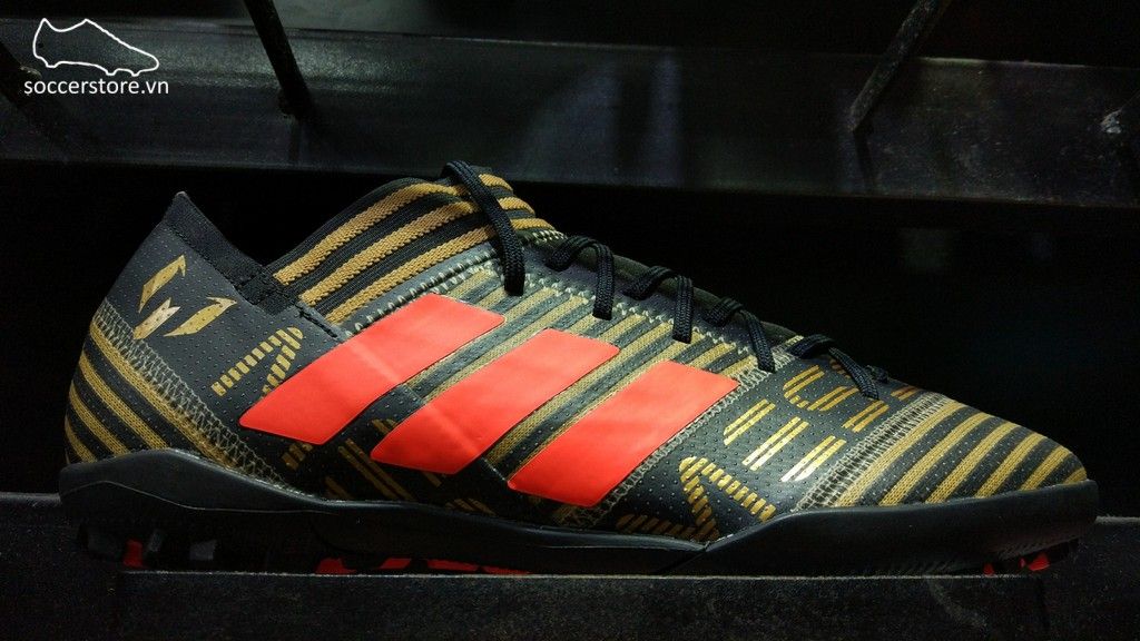 Adidas Nemeziz Messi Tango 17.3 Kids TF- Core Black/ Solar Red/ Tactile Gold Metallic CP9199