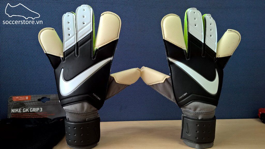 Nike Grip 3 Black- Black- White GK Gloves GS0279-098