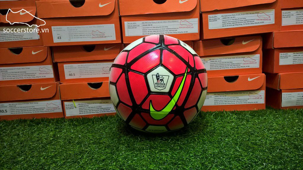 Bóng Nike Strike PL White- Bright Crimson- Black- Volt Bóng Nike Strike PL White- Bright Crimson- Black- Volt